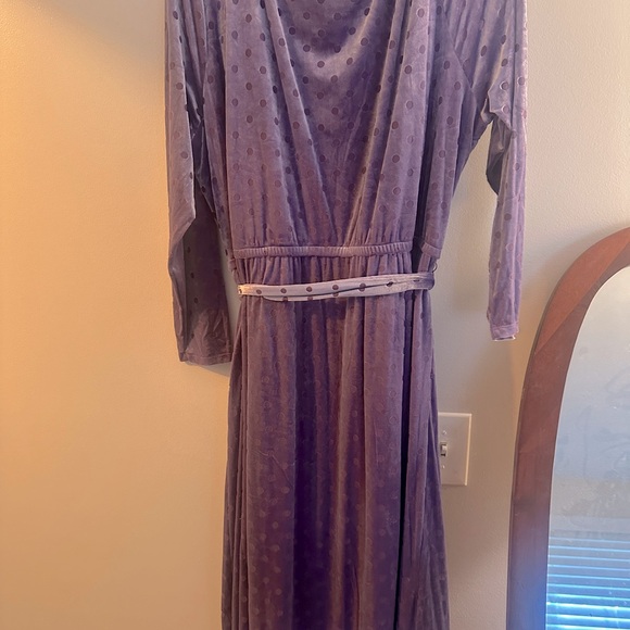 Pretty Velvet Purple Dress from Torrid - Picture 2 of 3